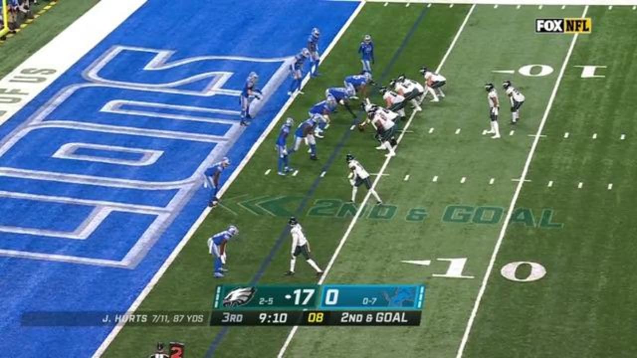 Philadelphia Eagles running back Boston Scott carries defender on his ...