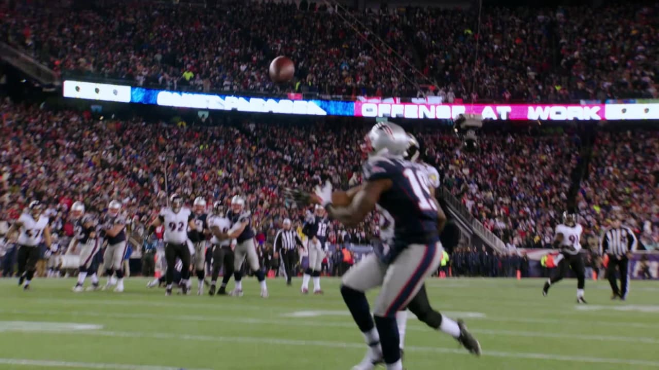 New England Patriots quarterback Tom Brady sits on the bench in