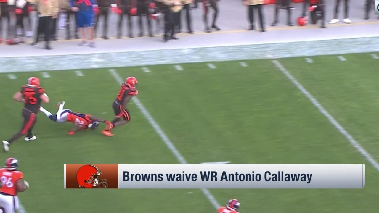 Browns Release WR Antonio Callaway