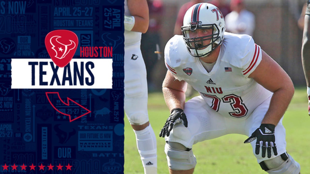 Max Scharping Selected by Houston Texans - NIU Athletics