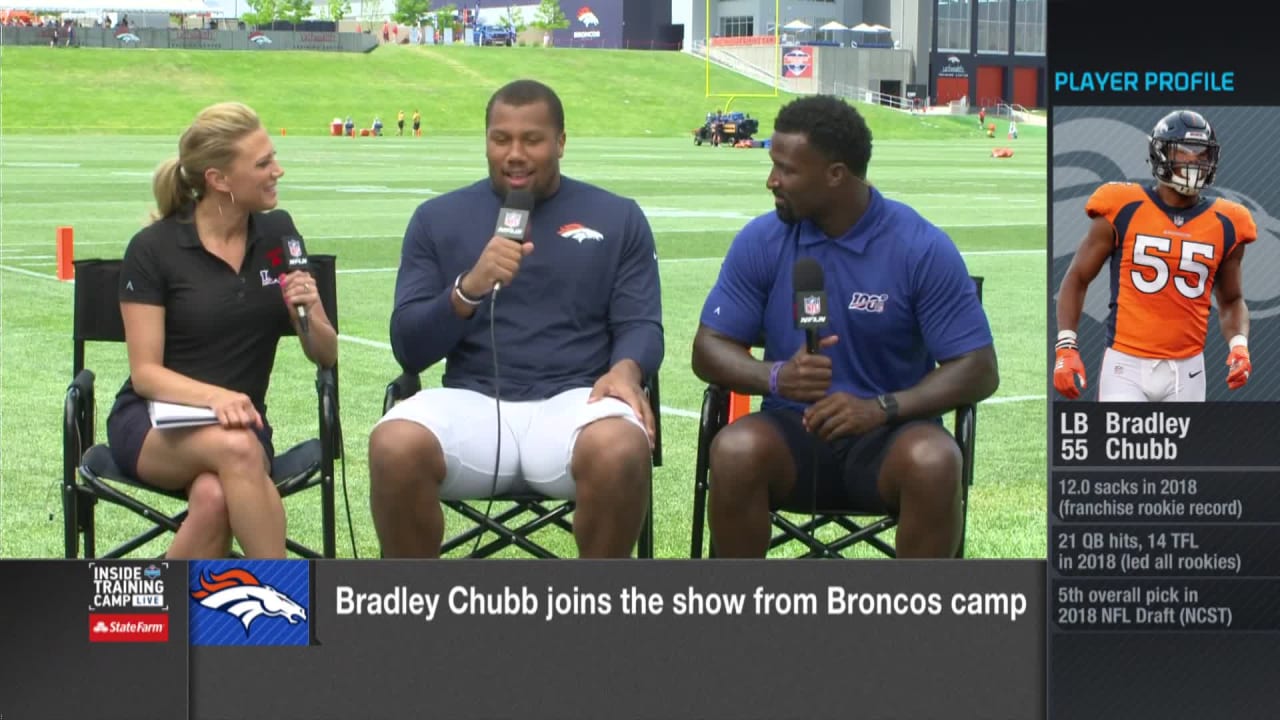 Broncos rookie Bradley Chubb hitting all the right notes in camp