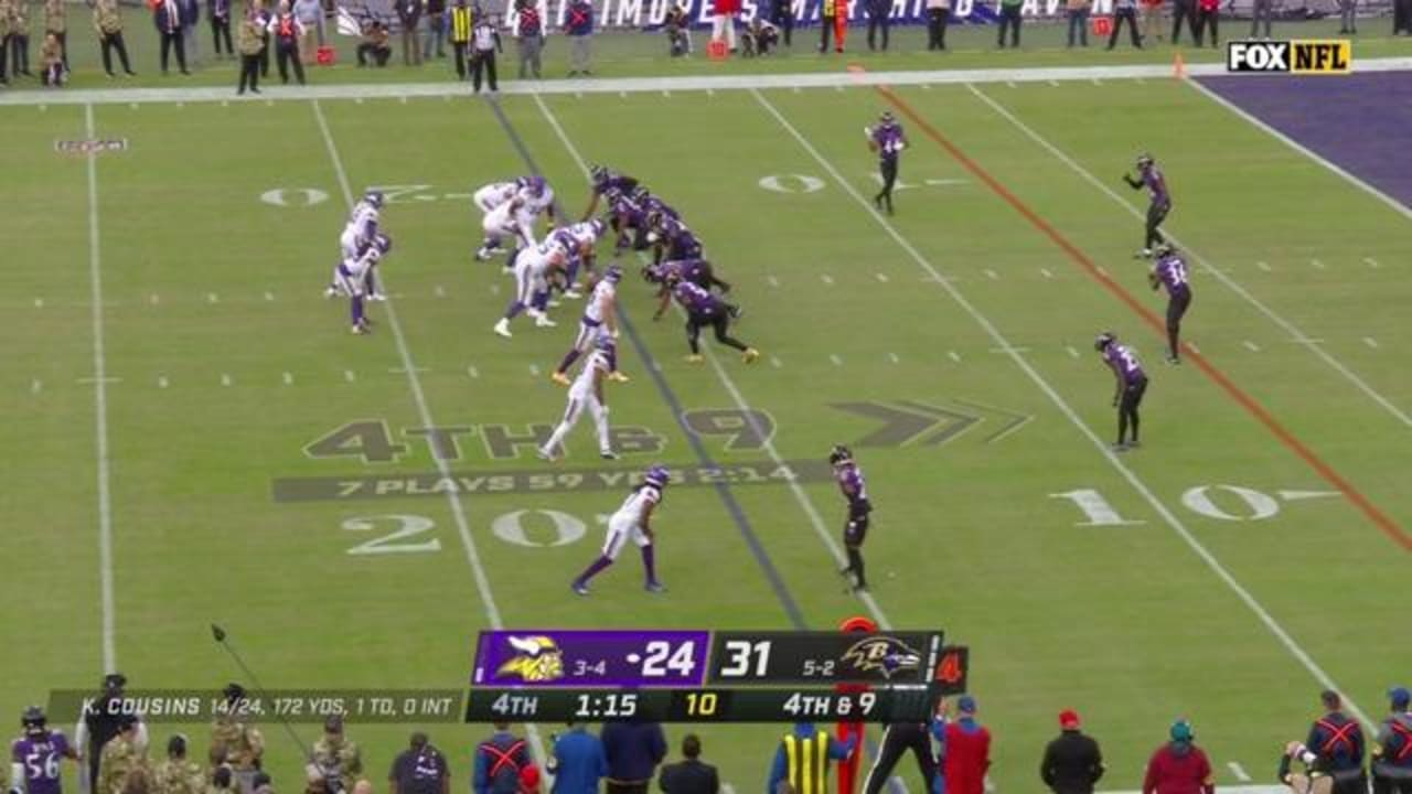 Kirk Cousins' TD pass to Justin Jefferson gave Vikings some