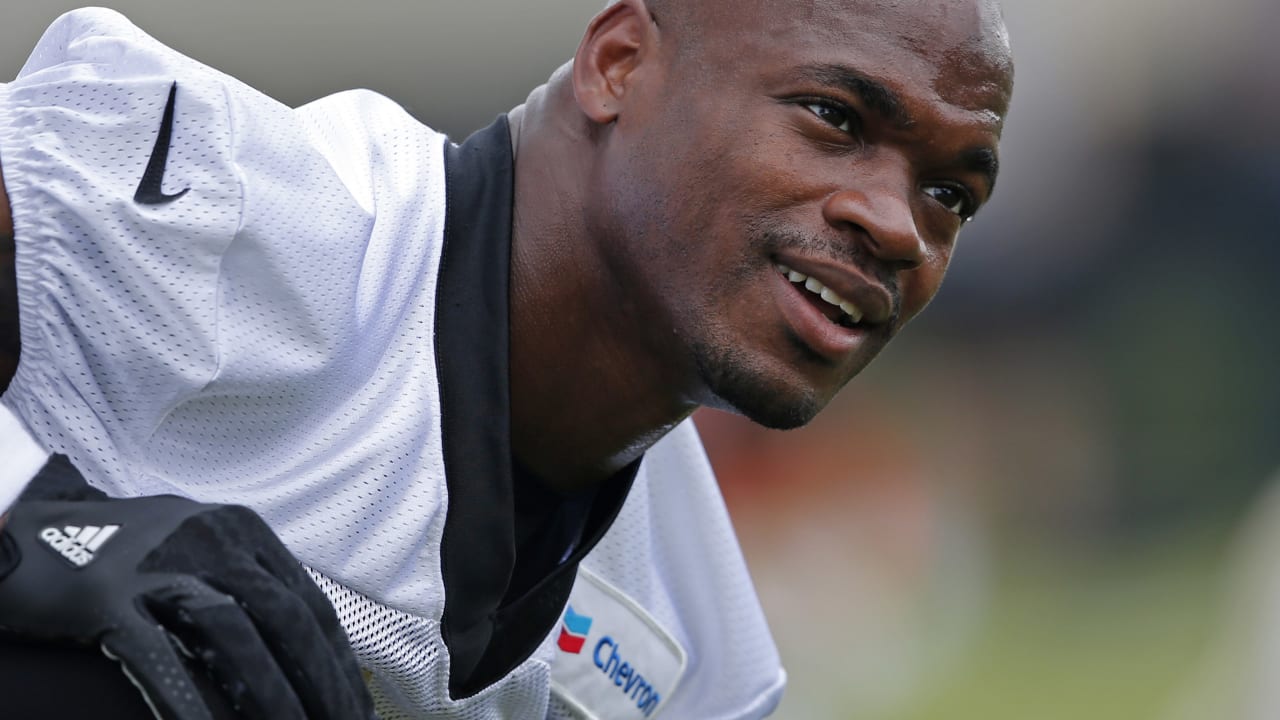 Adrian Peterson comfortable with crowded Saints backfield - NBC Sports