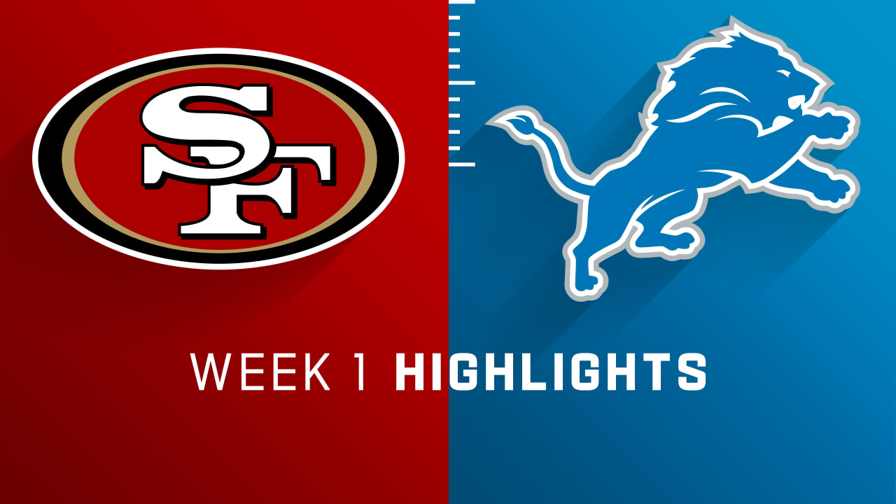 San Francisco 49ers vs. Detroit Lions highlights