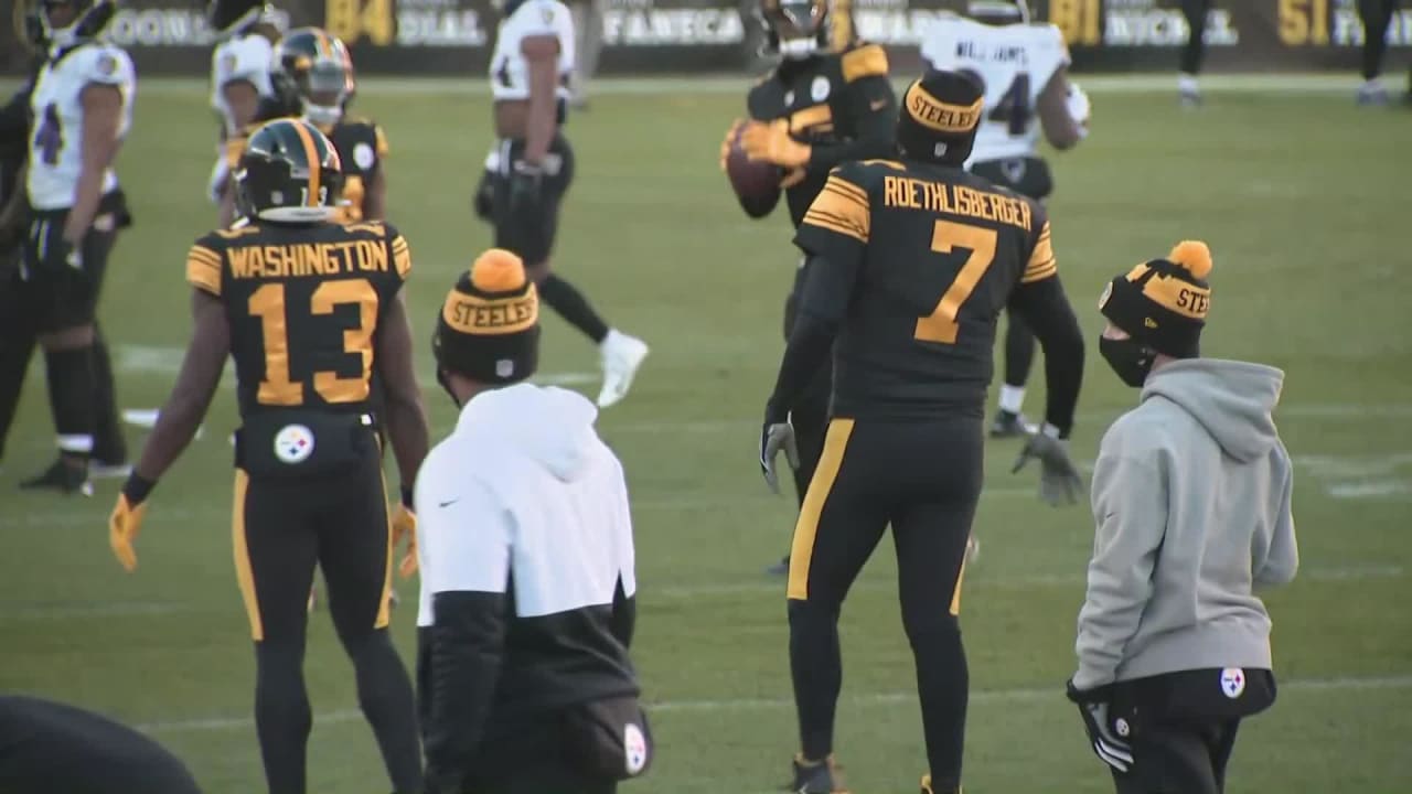 First look Pittsburgh Steelers wearing all black uniforms for