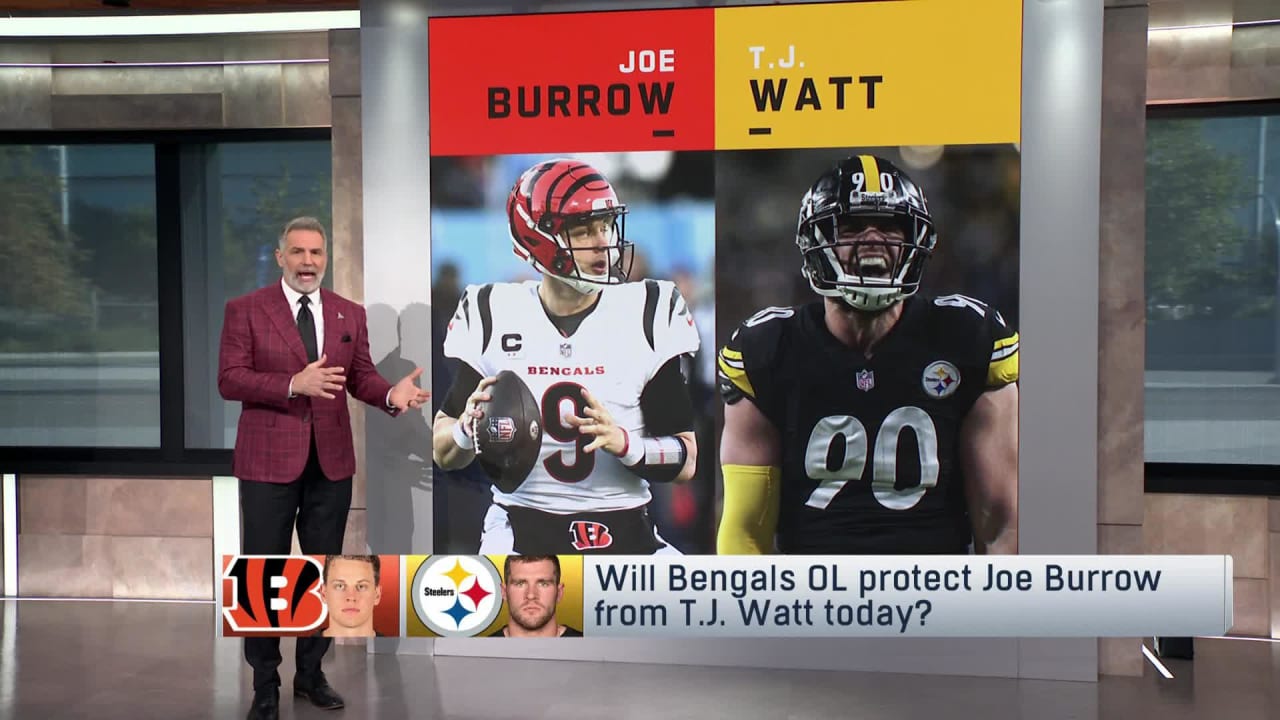 Will Bengals offensive line protect Cincinnati Bengals quarterback Joe  Burrow from Pittsburgh Steelers linebacker T.J. Watt?