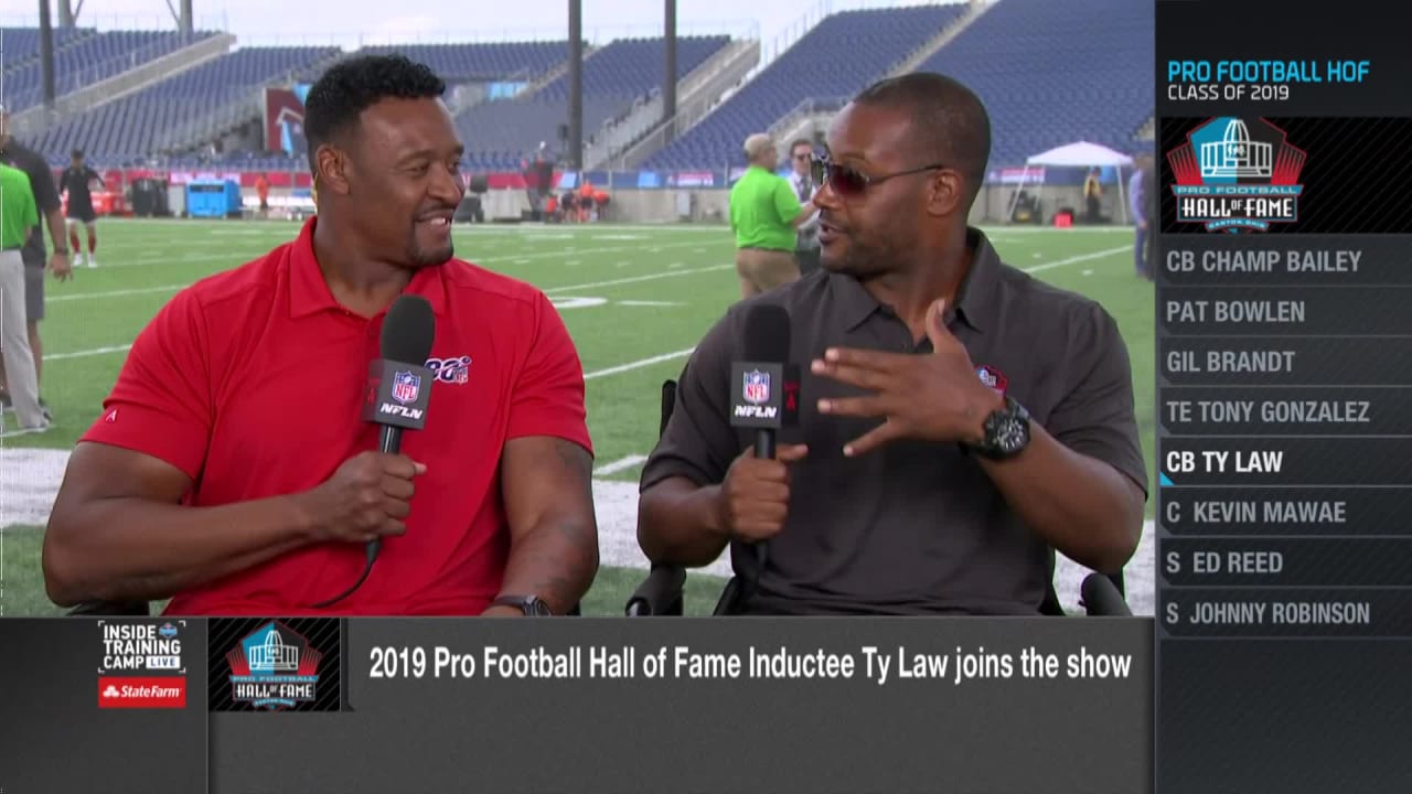 Hall of Fame inductee Ty Law reveals the two people he'll definitely shout  out in his Hall of Fame speech