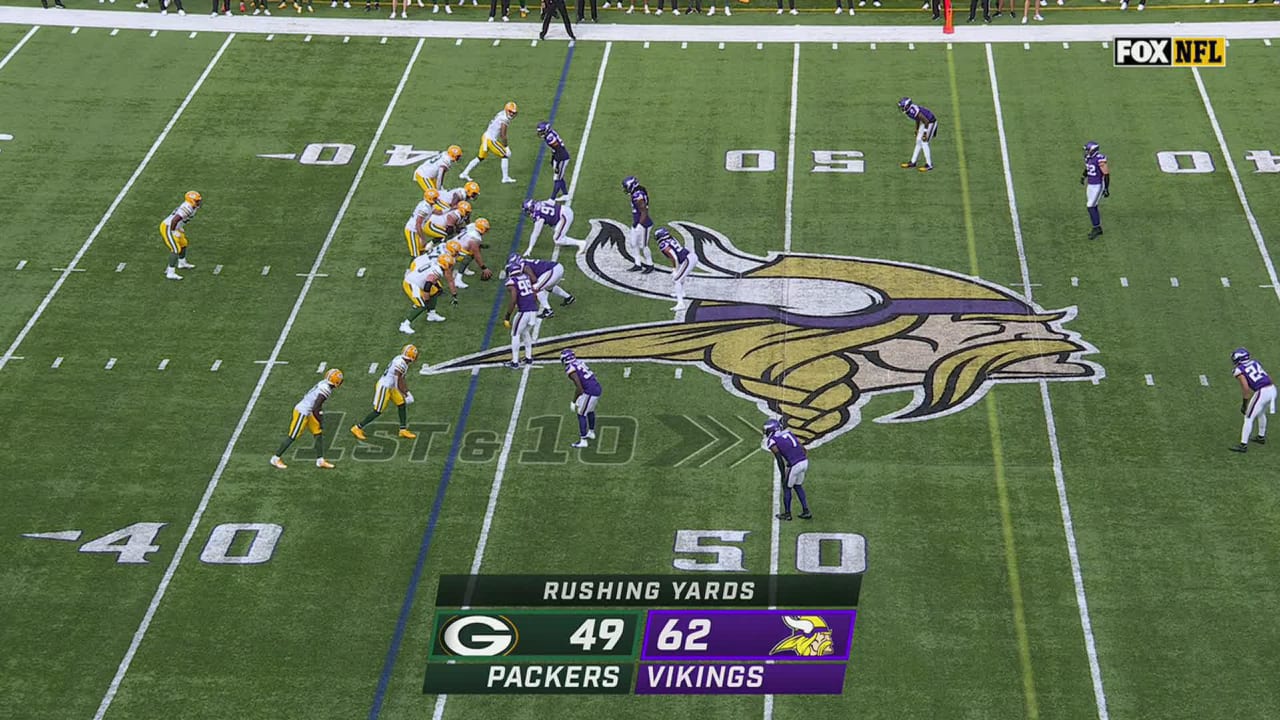 Minnesota Vikings' forceful sandwich sack nets Green Bay Packers