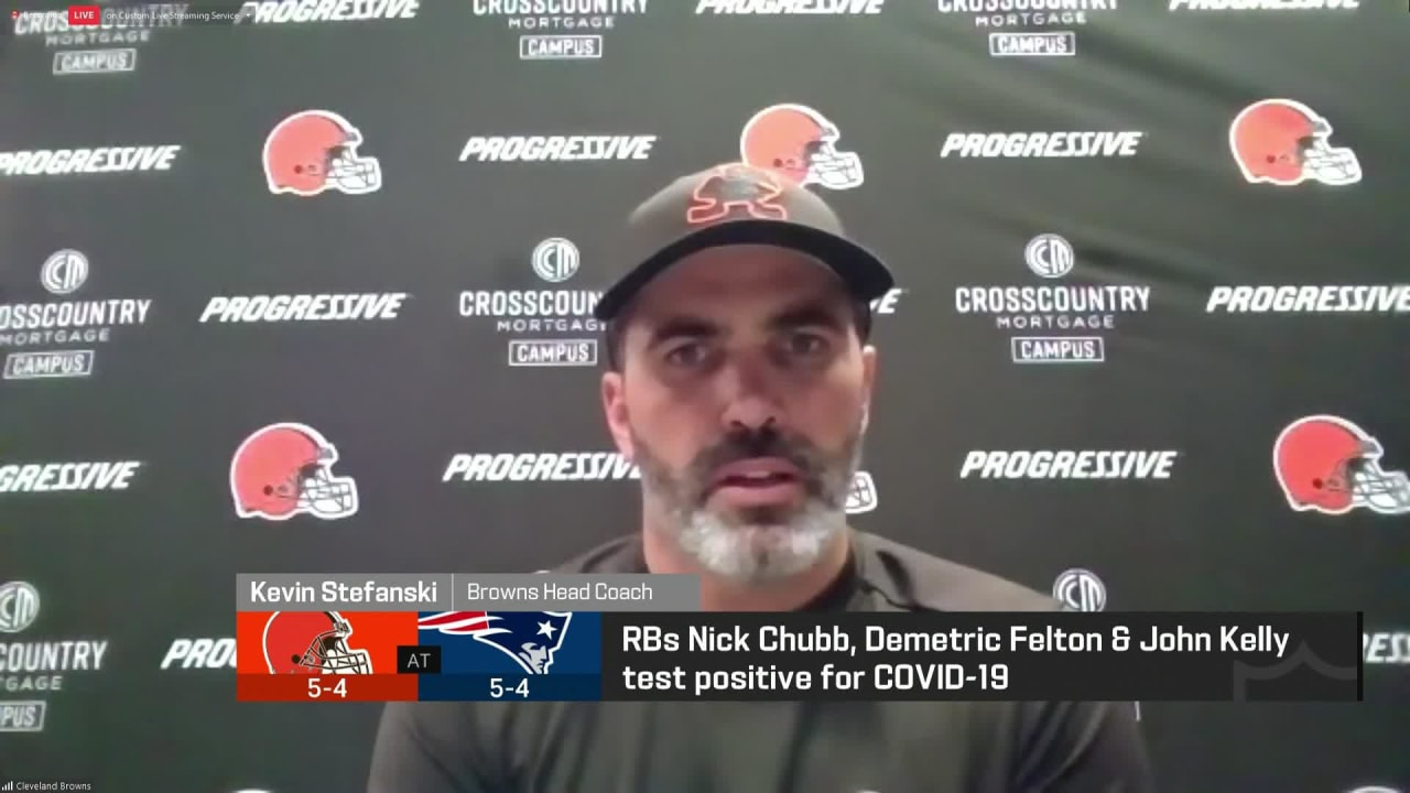 Cleveland Browns Head Coach Kevin Stefanski On Running Back Nick Chubb ...