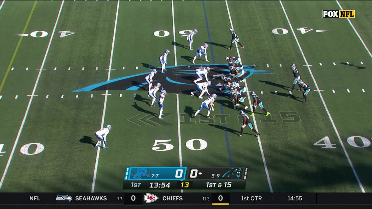 Carolina Panthers running back Chuba Hubbard churns past pileup for  explosive 59-YARD burst