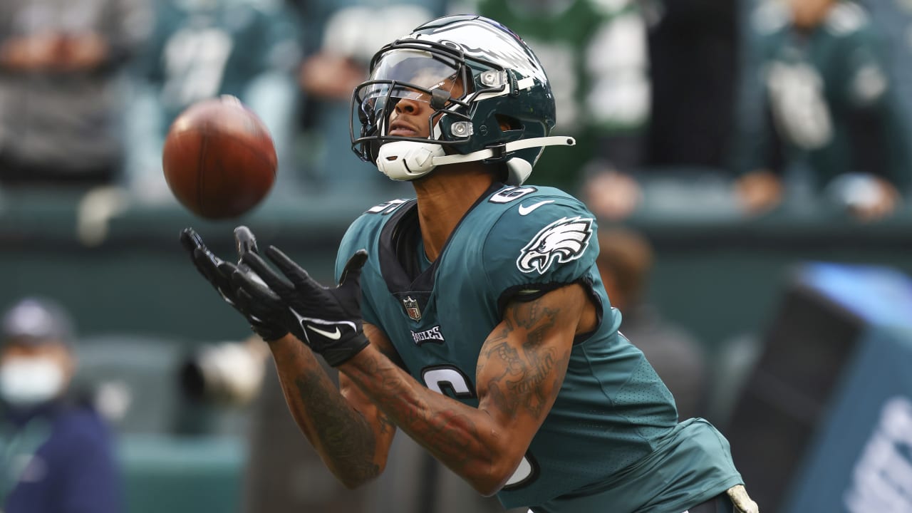 Every Philadelphia Eagles wide receiver DeVonta Smith catch from 116