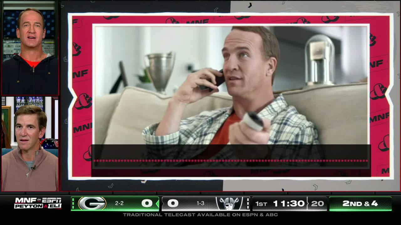 Peyton, Eli Manning analyze Monday Night Football And It's Awesome
