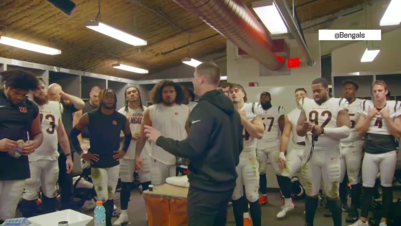 Head coach Zac Taylor's locker room speech to Cincinnati Bengals