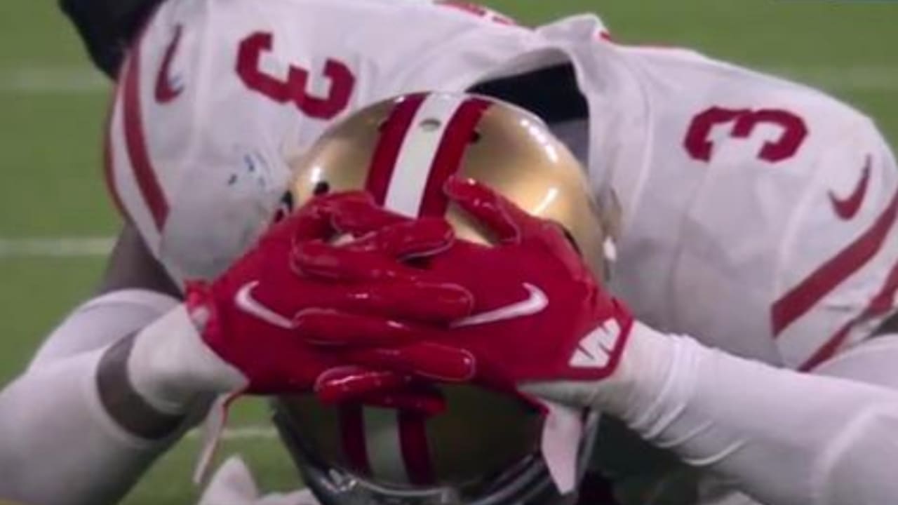 San Francisco 49ers safety Jaquiski Tartt can't haul in would-be clutch INT