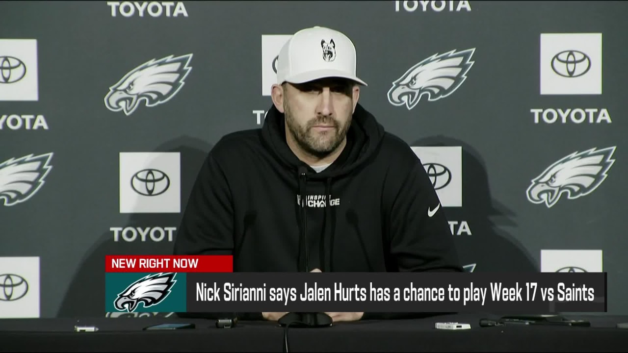 Philadelphia Eagles head coach Nick Sirianni to reporter: Jalen Hurts ...