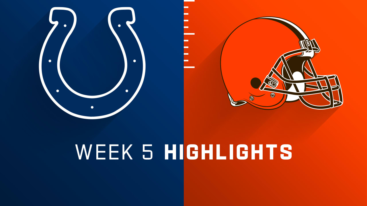 Indianapolis Colts vs. Cleveland Browns highlights