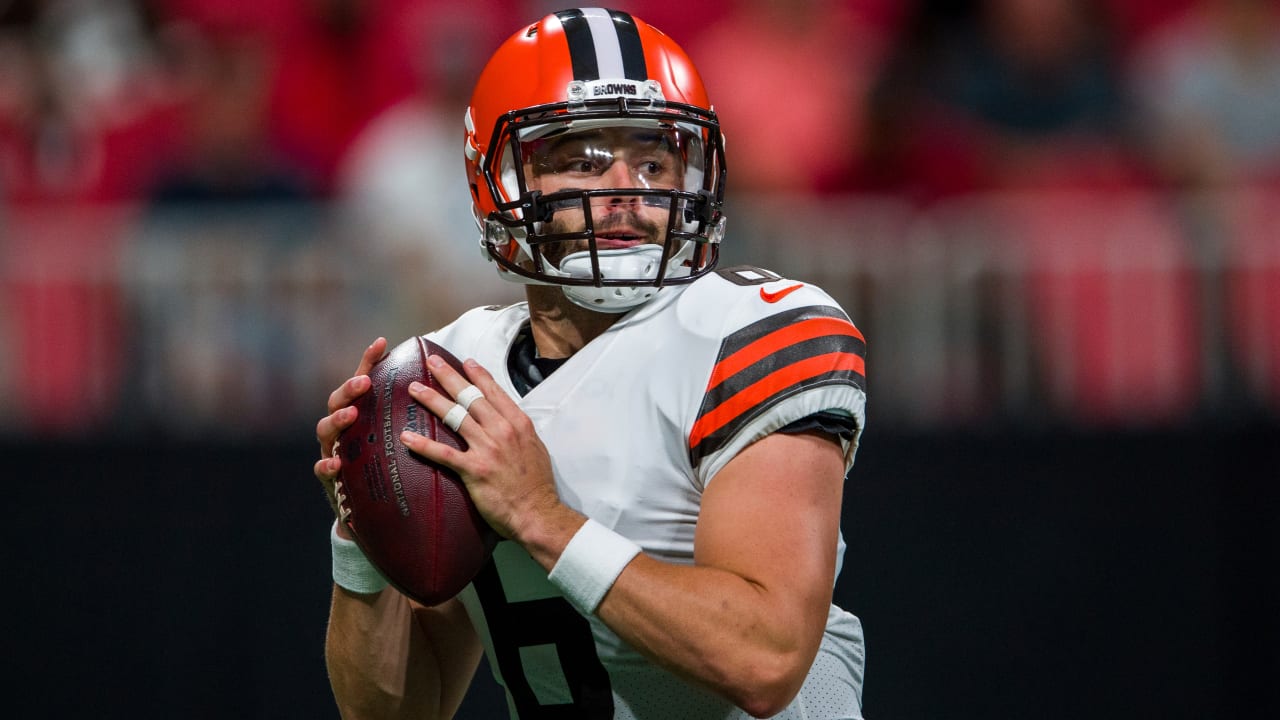 Baker Mayfield Cleveland Browns Framed 15 x 17 Rookie Touchdown Pass  Record with a Piece of Game-Used Football - Limited …