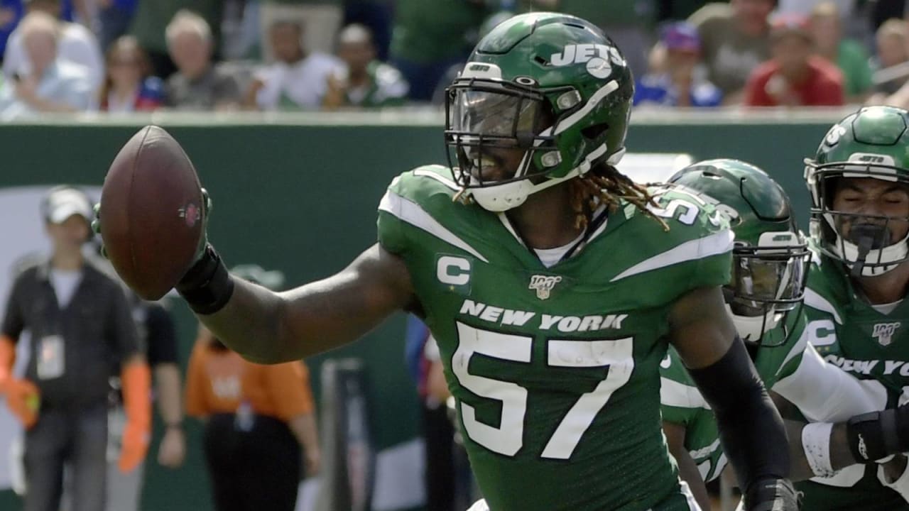 New York Jets linebacker C.J. Mosley (57) during the second half