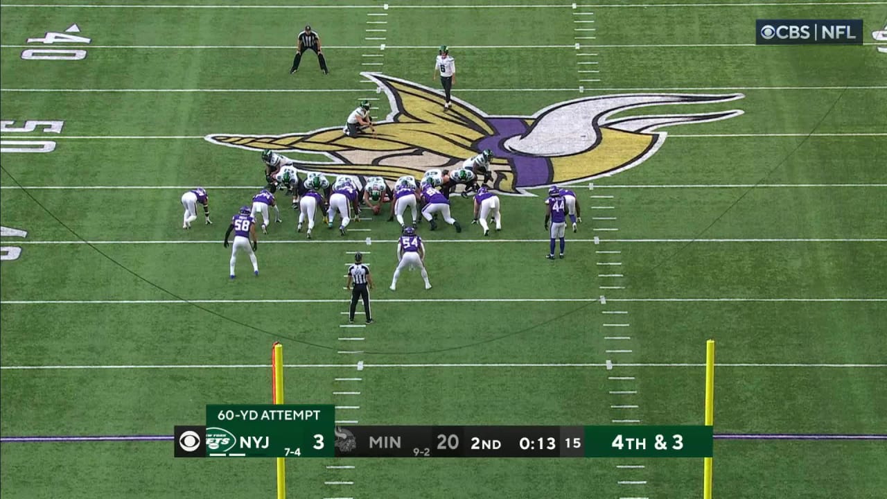 New York Jets kicker Greg Zuerlein drills 60yard FG with ease before