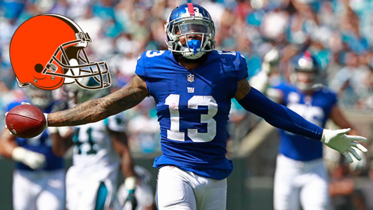 Odell Beckham Jr traded from New York Giants to Cleveland Browns