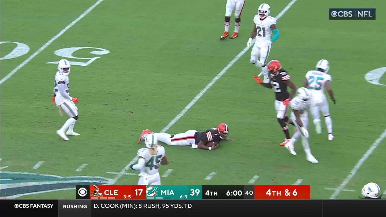 Miami Dolphins 39 Cleveland Browns 17