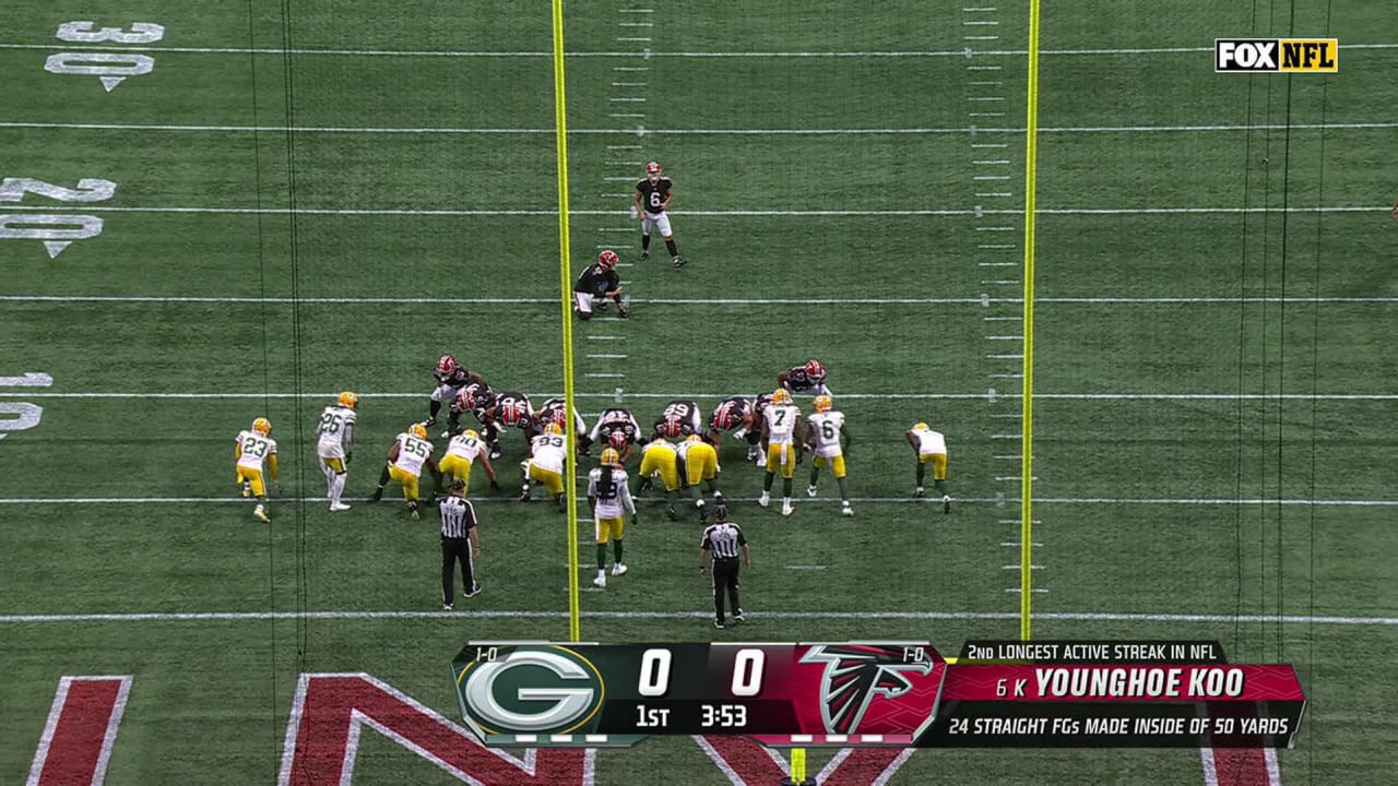 Watch: Falcons kicker Younghoe Koo drills last second field goal