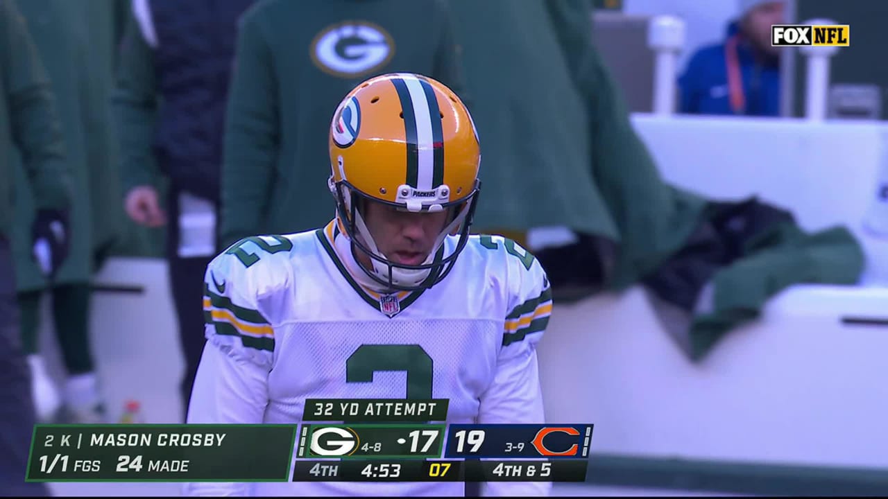 Green Bay Packers kicker Mason Crosby