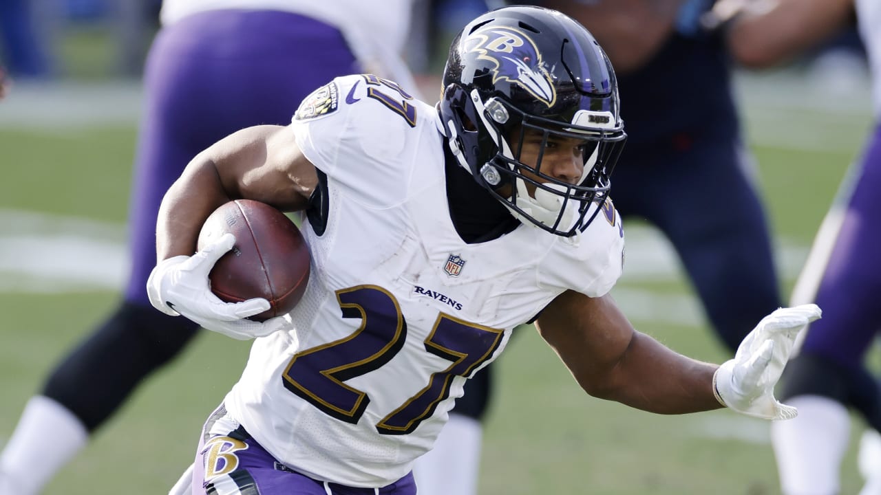 Report: Ravens Lose RB J.K. Dobbins For 2021 Season To Torn ACL