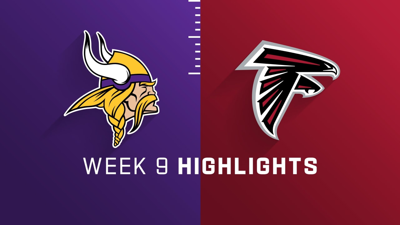 Minnesota Vikings vs. Atlanta Falcons highlights Week 9