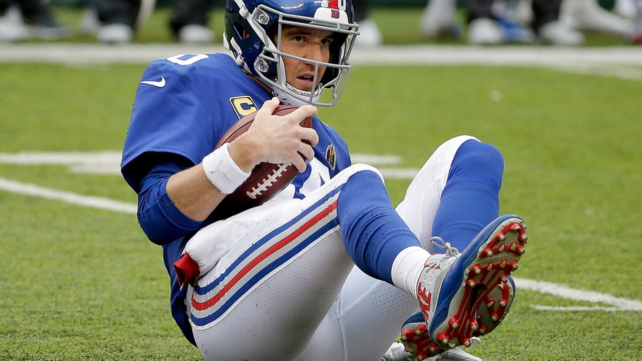 NY Giants quarterback Eli Manning on pace to set career highs in