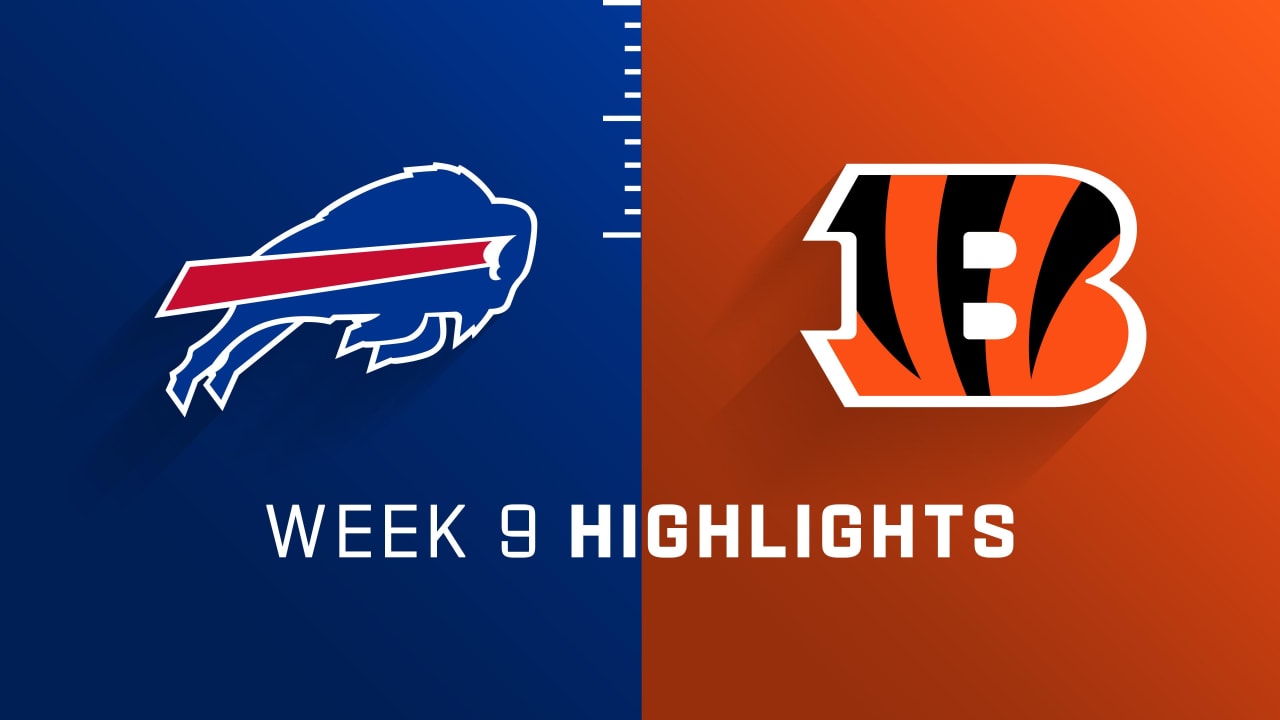 Buffalo Bills vs. Cincinnati Bengals highlights Week 9