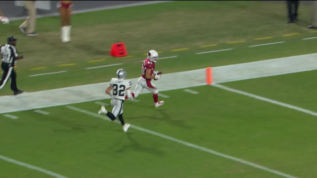 Andy Isabella-Arizona Cardinals: Former UMass receiver turns first preseason  catch into long touchdown (video) 