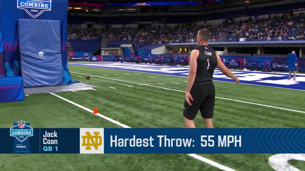 hardest throwing qb mph