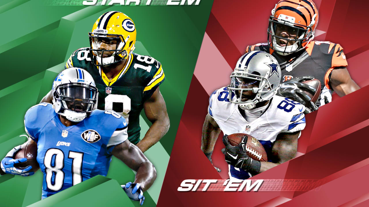 Start 'Em, Sit 'Em Week 12 Wide receivers