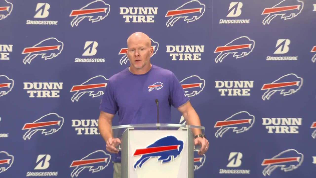 Buffalo Bills Head Coach Sean McDermott: Starting Quarterback Josh ...