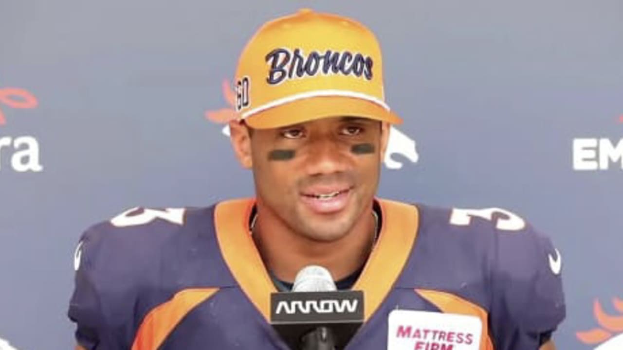 Quarterback Russell Wilson reveals new outro phrase, and it's not 'Broncos  Country, Let's Ride'