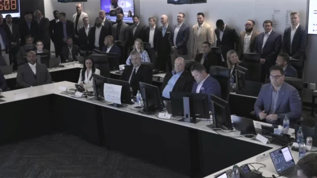 Take a look inside the Carolina Panthers' draft room  'NFL Draft Center'
