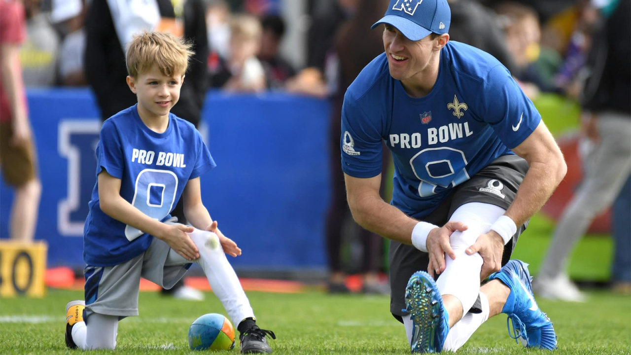 Alvin Kamara won Drew Brees’ son his fantasy league