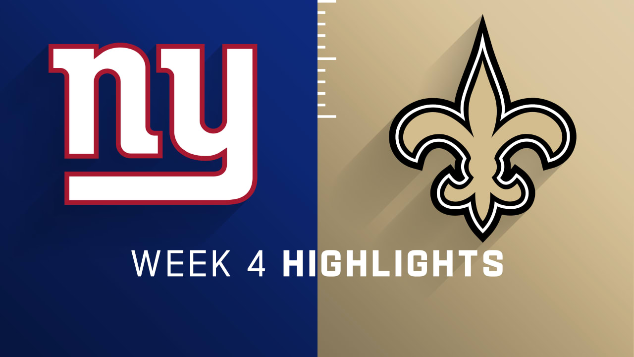 Giants vs. New Orleans Saints, Week 4: Giants win in OT - Big Blue View