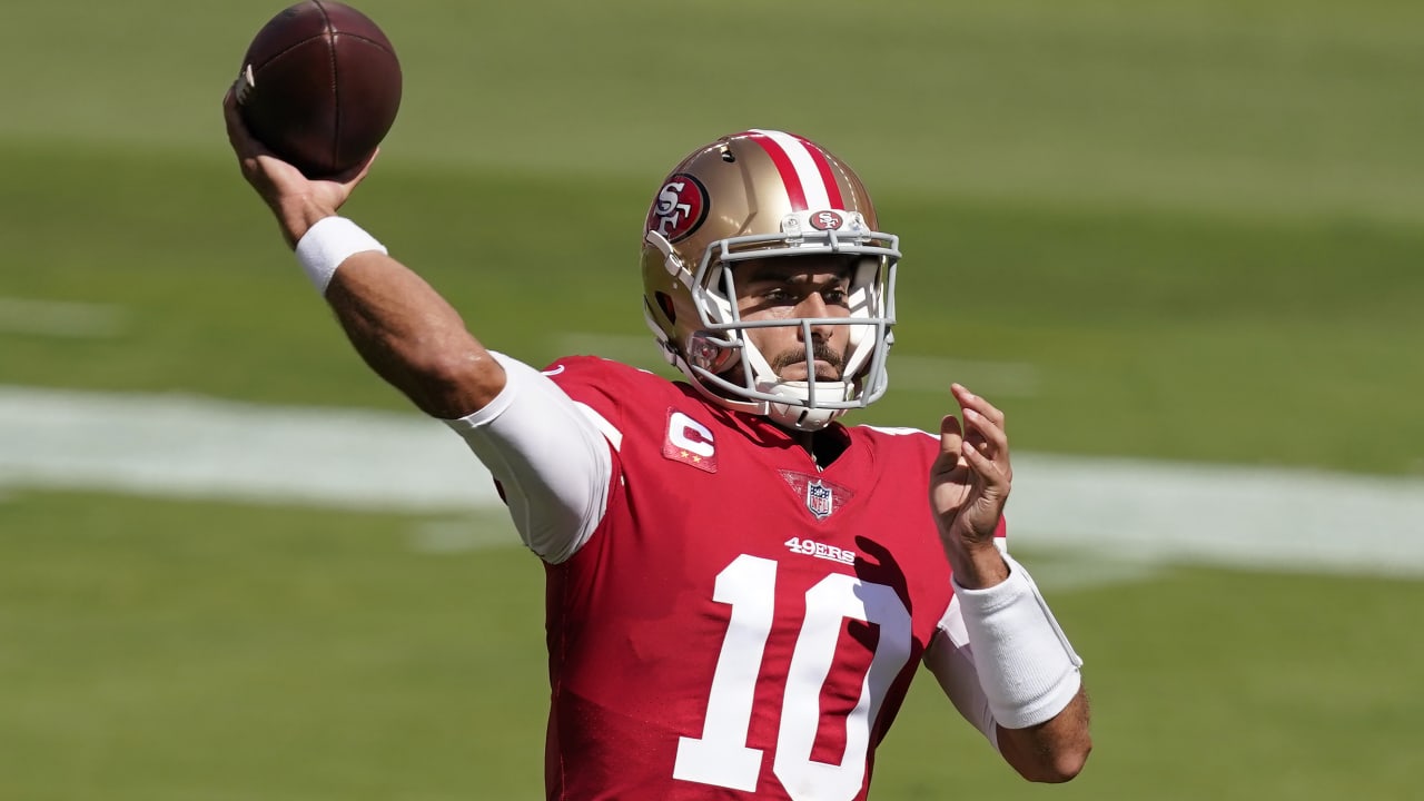 Jimmy Garoppolo: San Francisco 49ers bench QB at halftime vs. Dolphins