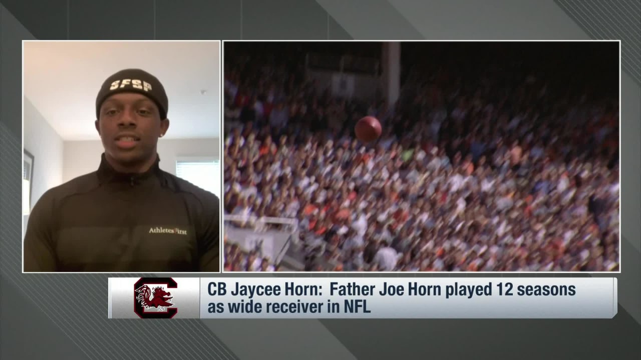 Jaycee Horn took famous father's advice to play corner, not receiver