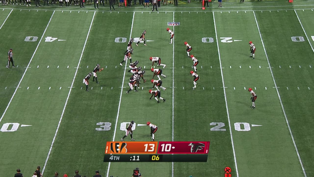 Bengals survive Atlanta Falcons quarterback Logan Woodside's perfectly