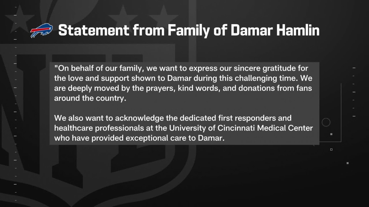 Robert Griffin III on X: The Support for Damar Hamlin has been AMAZING. So  lets KEEP IT GOING! @Fanatics ,the NFL and NFLPA are donating proceeds from  sales of all Hamlin jerseys