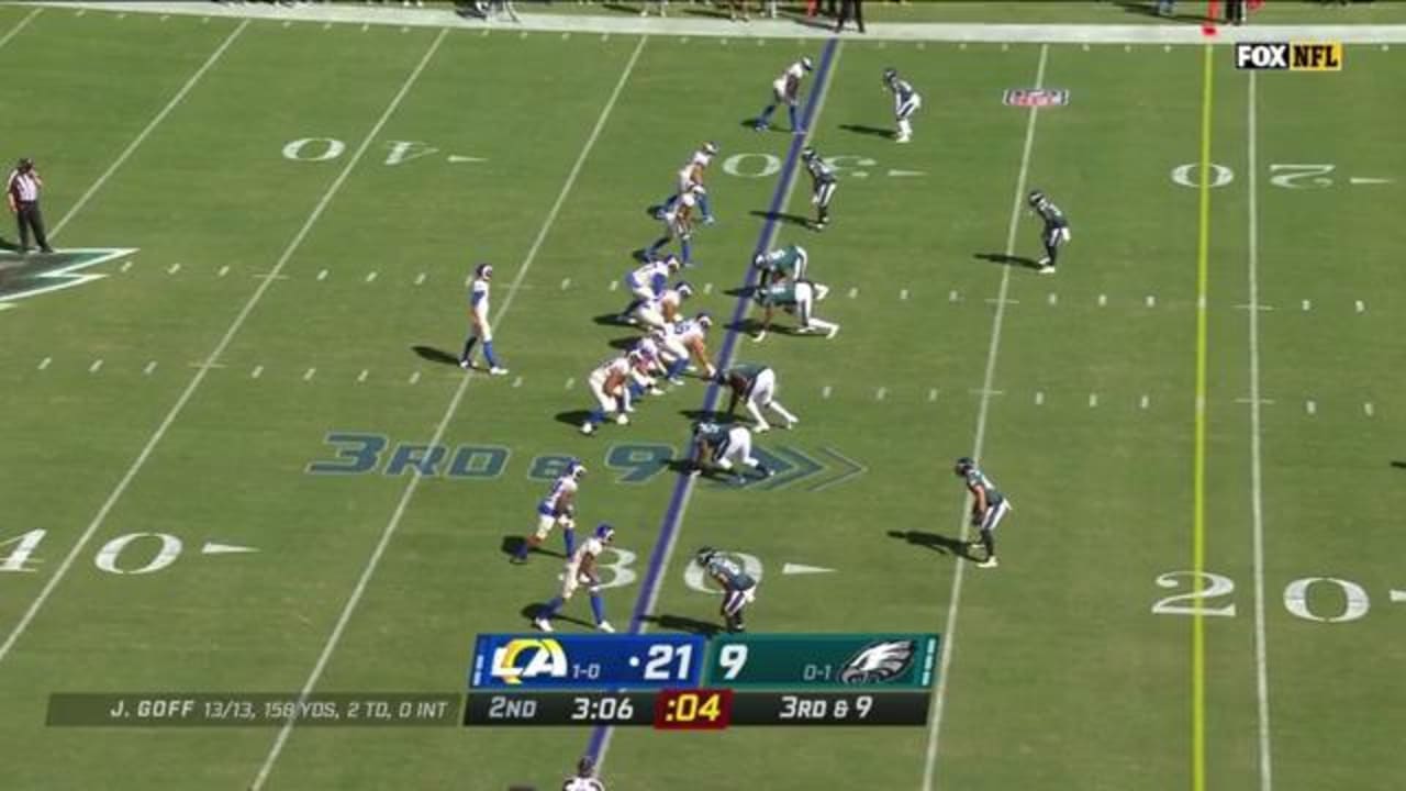 Philadelphia Eagles defensive end Brandon Graham stunts inside to drop ...