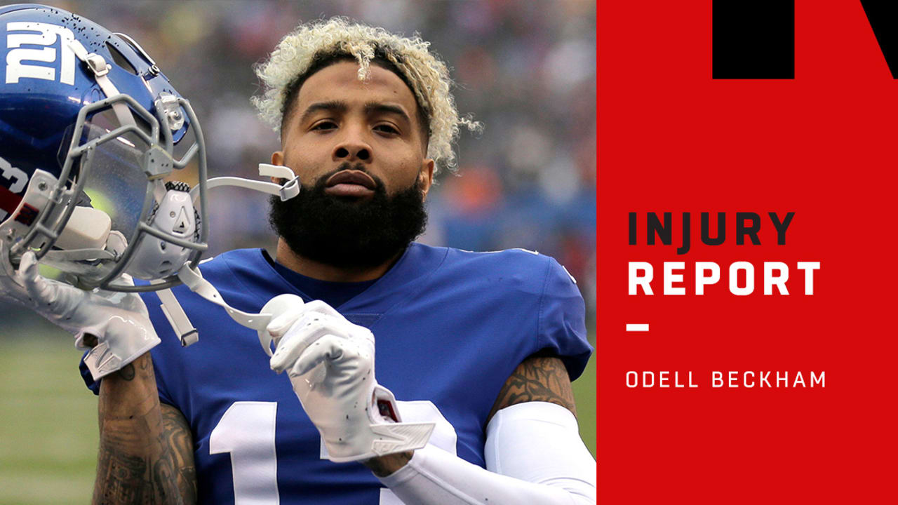 Injuries Giants' Odell Beckham limited in practice