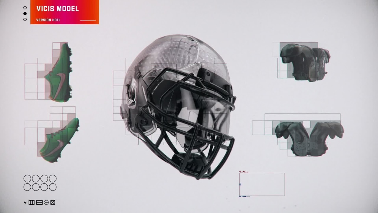 What are the new improvements in the 2023 NFL quaterback helmets