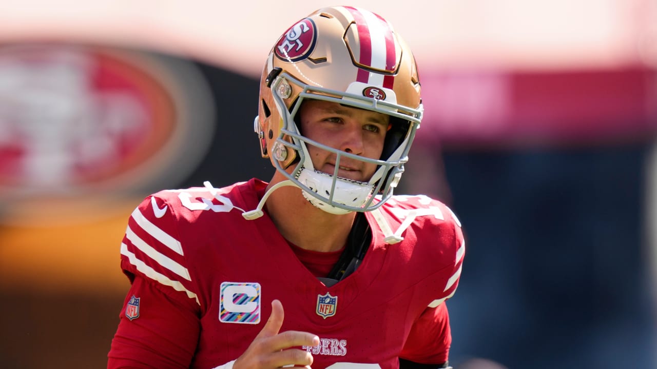 Brock Purdy also set a 49ers franchise record during Sunday's win vs.  Cardinals
