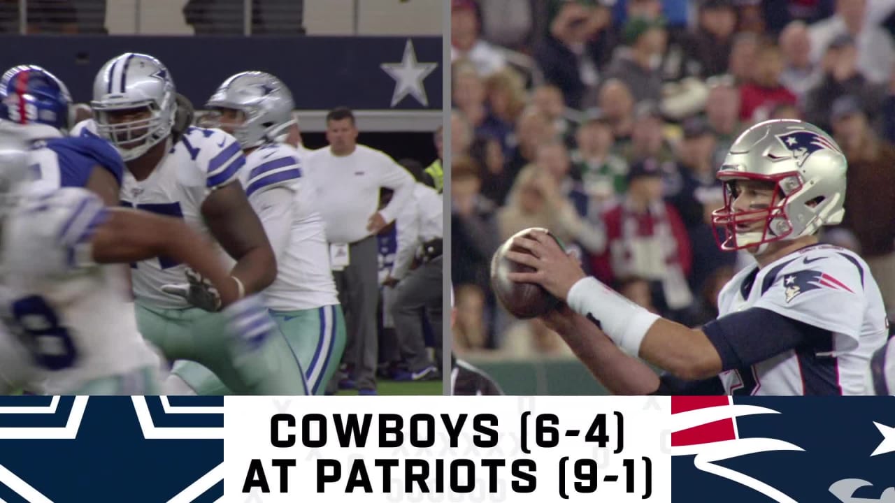 Dallas Cowboys vs. New England Patriots Week 12 preview