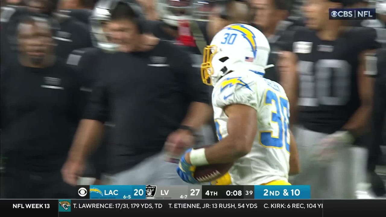 Los Angeles Chargers' hookandladder play with wide receiver Keenan