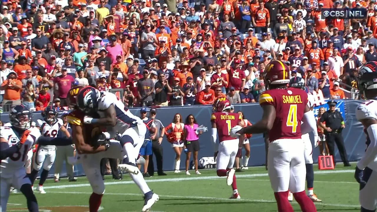 Broncos safety Kareem Jackson fined after high hit vs. Commanders